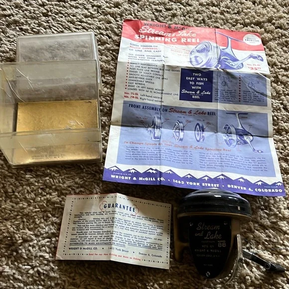 Vintage stream & lake fishing reel - Picture 2 of 5